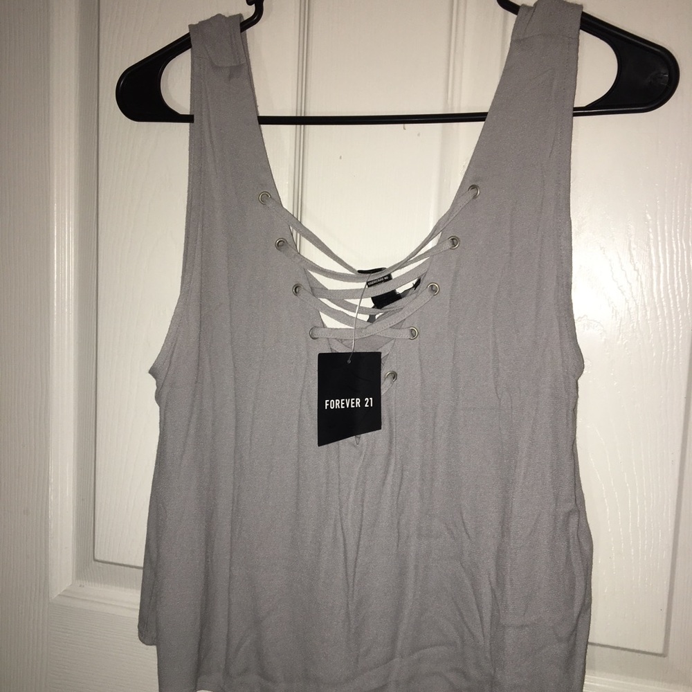 •Grey Tank Top•